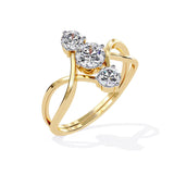 Ivana Jewels Rings Trio Diamond Ring