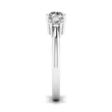Ivana Jewels Rings Triple Head Diamond Ring