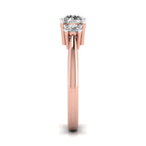 Ivana Jewels Rings Triple Head Diamond Ring