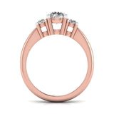 Ivana Jewels Rings Triple Head Diamond Ring