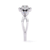 Ivana Jewels Rings Twist Ring with Round Diamonds