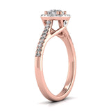 Ivana Jewels Rings Twisted Cathedral Style Solitaire Ring
