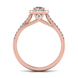 Ivana Jewels Rings Twisted Cathedral Style Solitaire Ring