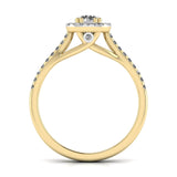 Ivana Jewels Rings Twisted Cathedral Style Solitaire Ring