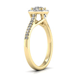 Ivana Jewels Rings Twisted Cathedral Style Solitaire Ring