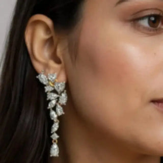 diamond dangler earrings