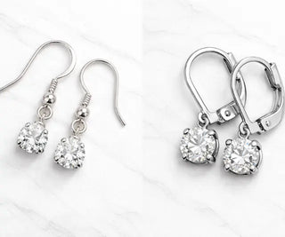 fish hook earrings vs lever back earrings