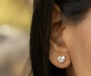 1 carat diamond earring size