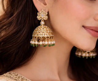 Jhumka Earrings for Saree