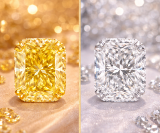yellow diamond vs white diamond price