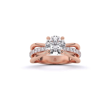 Buy Centre Solitaire Round Diamond Engagement Ring from Ivana Jewels Best lab grown diamond jewellery brand