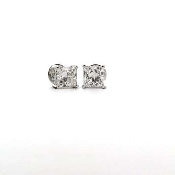 Buy Princess Solitaire Diamond Stud Earring from Ivana Jewels Best lab grown diamond jewellery brand