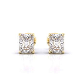 Buy Radiant Cut Diamond Stud Earring from Ivana Jewels Best lab grown diamond jewellery brand