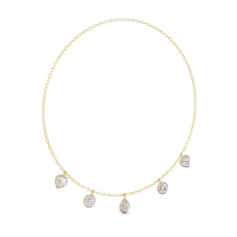 Buy Solitaire Diamond Minimalist Necklace at Ivana Jewels Best lab grown diamond jewellery brand