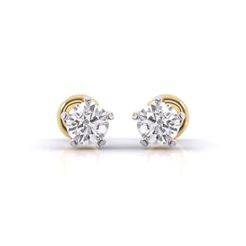 Buy Solitaire Diamond Stud Earring from Ivana Jewels Best lab grown diamond jewellery brand