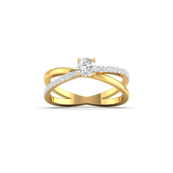 Buy Brilliant-Cut Diamond Engagement Ring from Ivana Jewels Best lab grown diamond jewellery brand