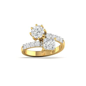 Buy Twist Design Diamond Eternity Ring from Ivana Jewels Best lab grown diamond jewellery brand