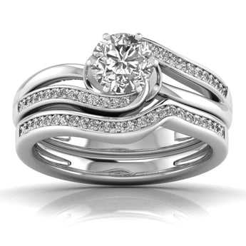 Buy Glitter Solitaire Diamond Engagement Ring from Ivana Jewels Best lab grown diamond jewellery brand