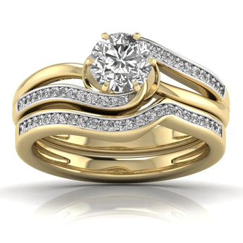 Buy Glitter Solitaire Diamond Engagement Ring from Ivana Jewels Best lab grown diamond jewellery brand