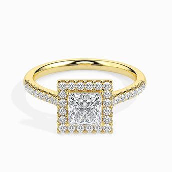 Buy Princess Cut Casual Diamond Ring at Ivana Jewels Best lab grown diamond jewellery brand