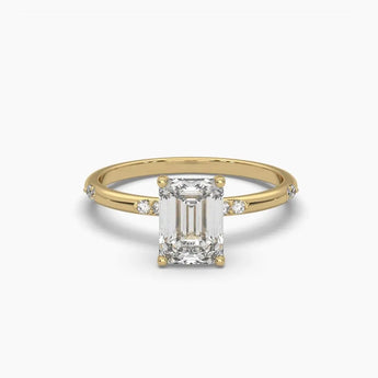 Buy Emerald Essence Diamond Engagement Ring from Ivana Jewels Best lab grown diamond jewellery brand
