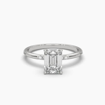 Buy Emerald Essence Diamond Engagement Ring from Ivana Jewels Best lab grown diamond jewellery brand