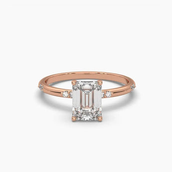 Buy Emerald Essence Diamond Engagement Ring from Ivana Jewels Best lab grown diamond jewellery brand