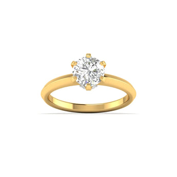 1 Carat Diamond Solitaire Ring Best lab grown diamond jewellery brand