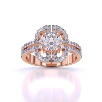 Buy Fashion Diamond Engagement Ring from Ivana Jewels Best lab grown diamond jewellery brand
