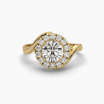 Buy 1 Carat Diamond Engagement Ring from Ivana Jewels Best lab grown diamond jewellery brand