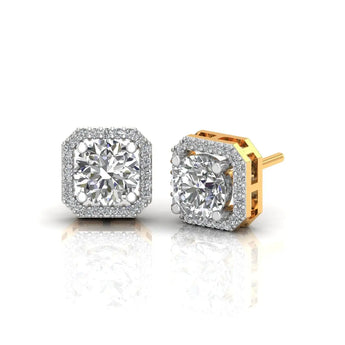 Buy Timeless Allure Diamond Stud Earring from Ivana Jewels Best lab grown diamond jewellery brand