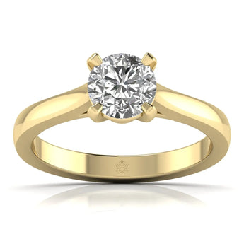 Buy Classic Solitaire Casual Diamond Ring at Ivana Jewels Best lab grown diamond jewellery brand