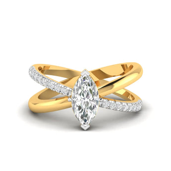 1.17 Carat Marquise Diamond Solitaire Ring Best lab grown diamond jewellery brand