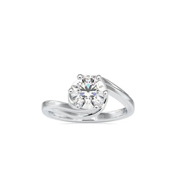 Buy Round Casual Diamond Ring at Ivana Jewels Best lab grown diamond jewellery brand