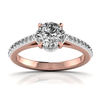 Buy Promise Diamond Engagement Ring from Ivana Jewels Best lab grown diamond jewellery brand