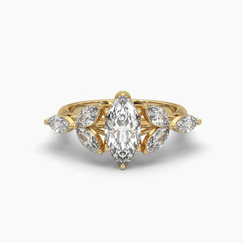 Buy Marquise Diamond Cocktail Ring at Ivana Jewels Best lab grown diamond jewellery brand