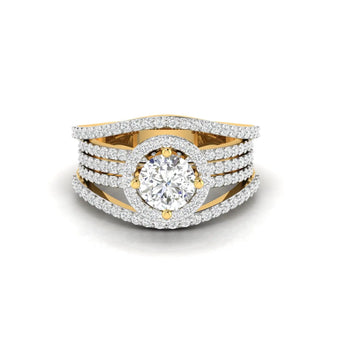 1.25 Carat Diamond Engagement Ring Best lab grown diamond jewellery brand