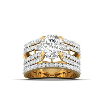 Buy 1 Carat Geometric Diamond Eternity Ring from Ivana Jewels Best lab grown diamond jewellery brand