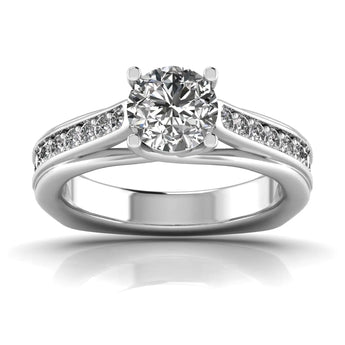 Buy Lily Elegant Diamond Engagement Ring from Ivana Jewels Best lab grown diamond jewellery brand