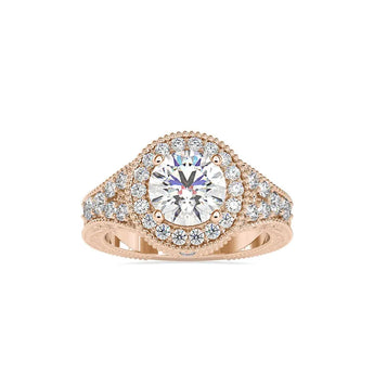 Buy Split Shank Diamond Engagement Ring from Ivana Jewels Best lab grown diamond jewellery brand