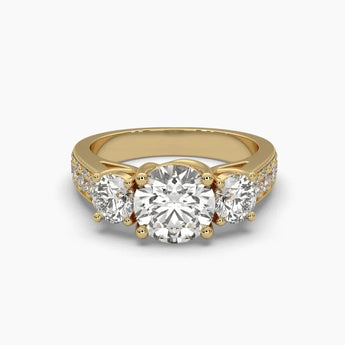 Buy Heartfelt Diamond Engagement Ring from Ivana Jewels Best lab grown diamond jewellery brand