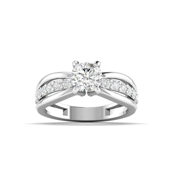 Buy Heart-Cut Rose Gold Diamond Eternity Ring from Ivana Jewels Best lab grown diamond jewellery brand