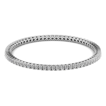 Buy Small Diamond Bangle Online from Ivana Jewels Best lab grown diamond jewellery brand