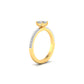 1.01 Carat Cushion Shape Solitaire Diamond Ring