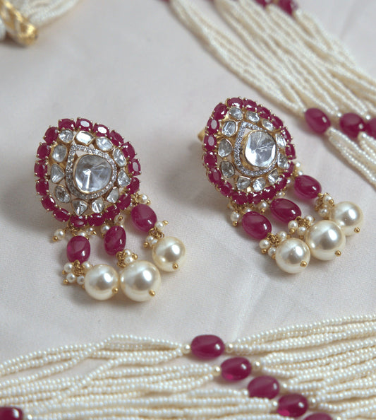 Polki Passion Gem Stone Royale Earring