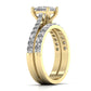 Princess Solitaire Band Ring