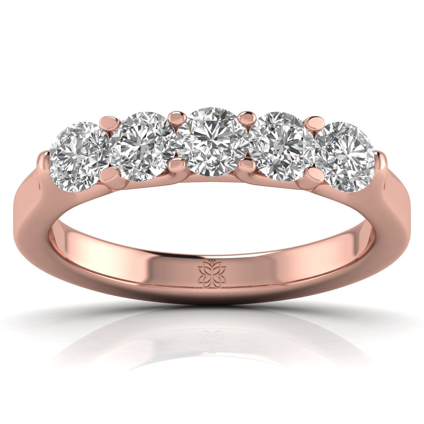 Stunning 1.1 Carat Trellis Style Band