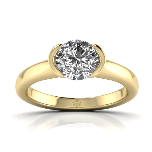 Daisy Solitaire Diamond Ring