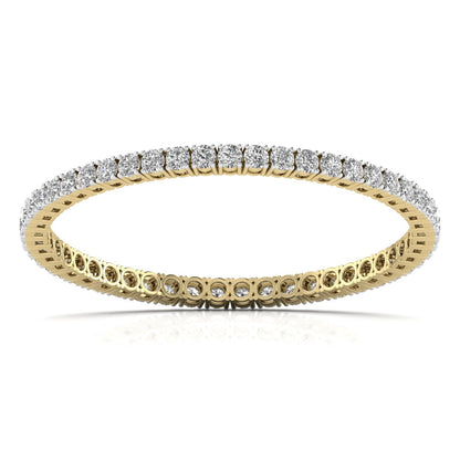 Sublime Round Cut Diamonds Bangle