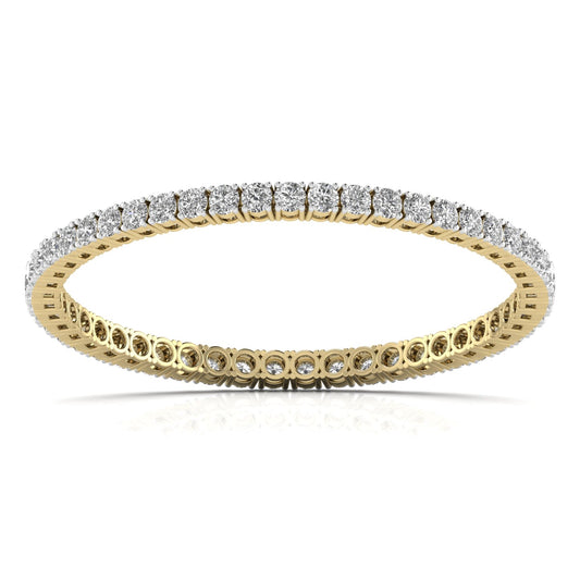 Sublime Round Cut Diamonds Bangle